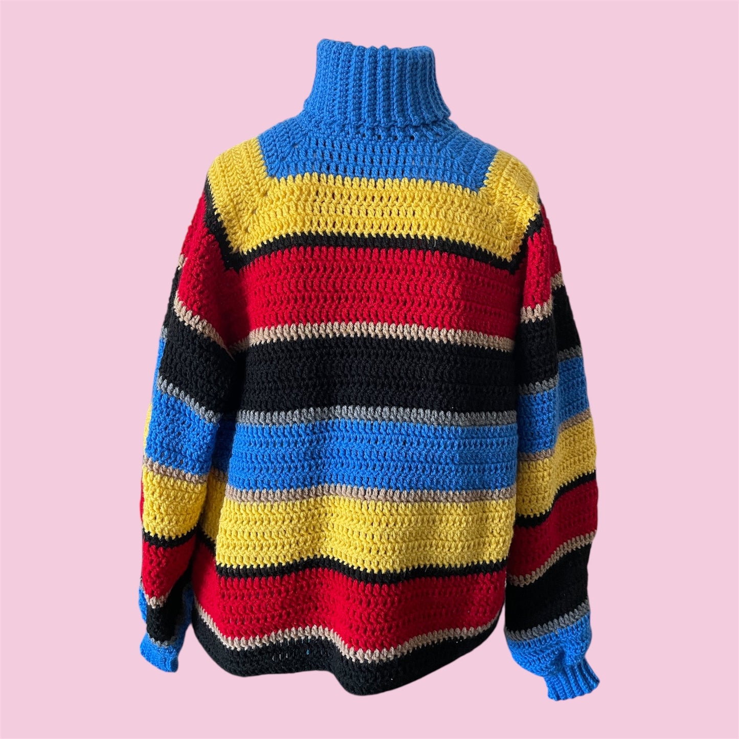 Pull oversize à rayures (Taille 2XL)