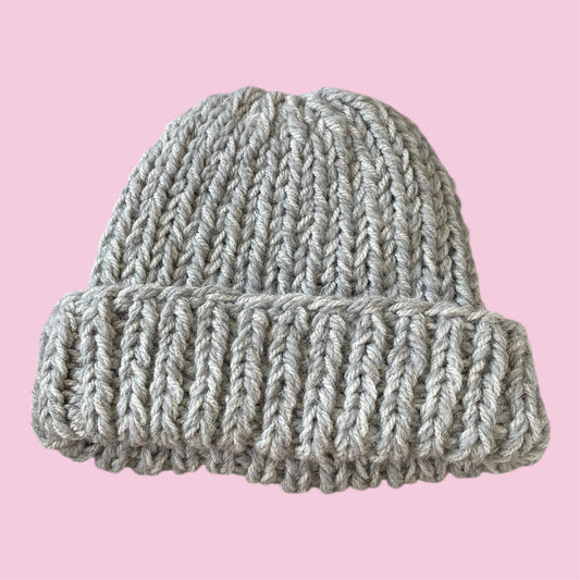 Bonnet gris chiné (Adulte)