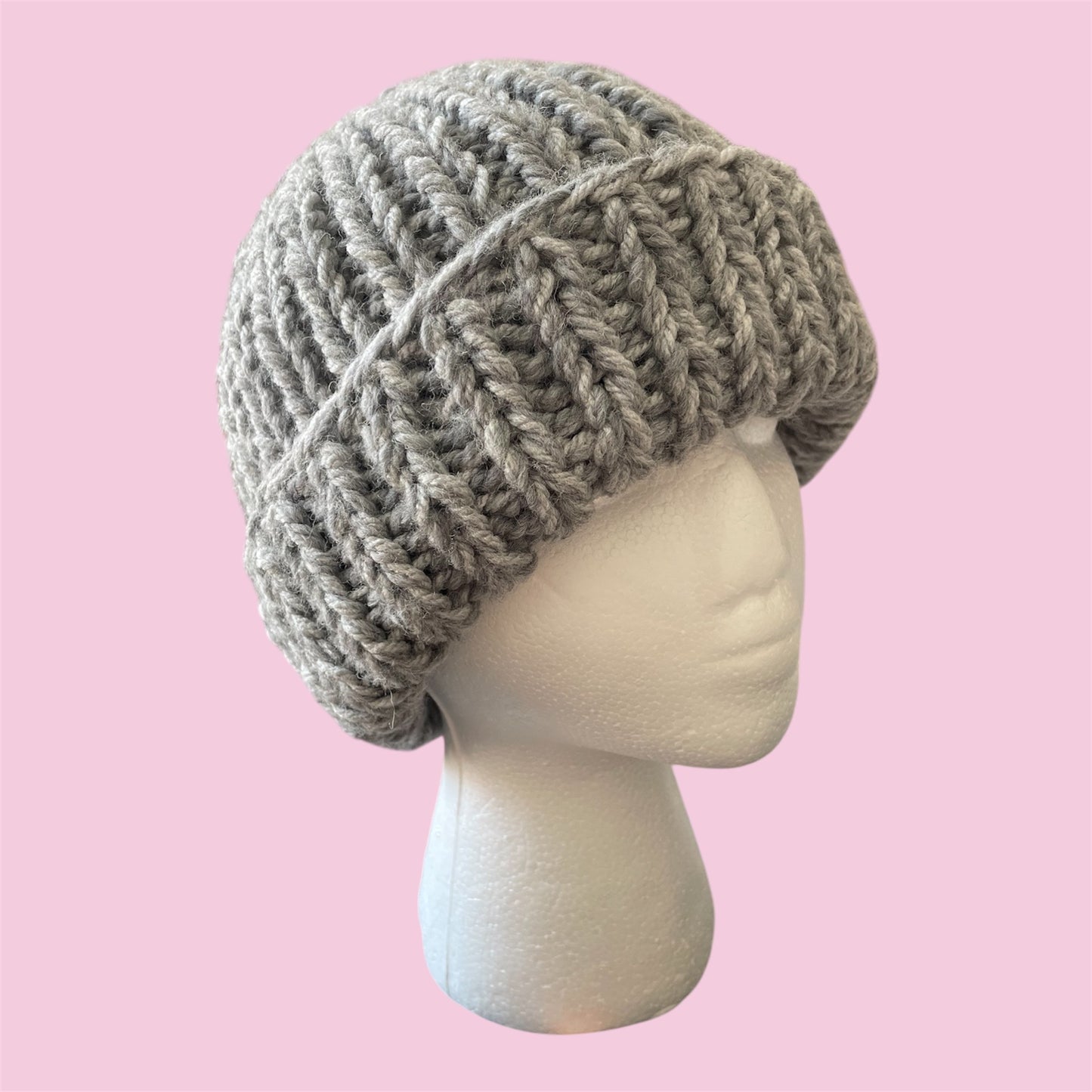 Bonnet gris chiné (Adulte)